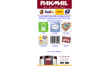 Tablet Screenshot of pakmailfortmyers.com